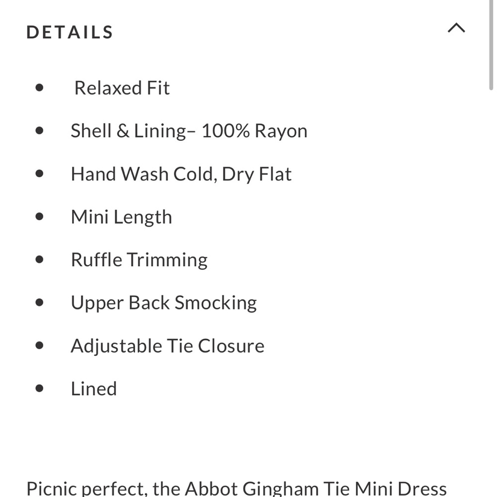 Gingham Dress - Picture 9 of 10